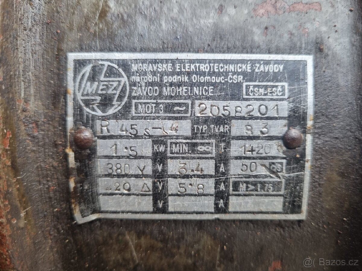 Elektromotor 1,5 kW, 380 V - 2