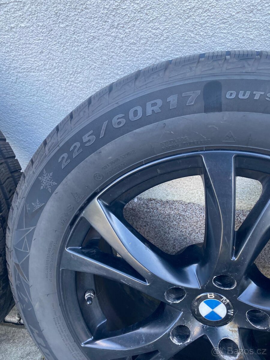 BMW X3 sada zimních kol s disky - 2