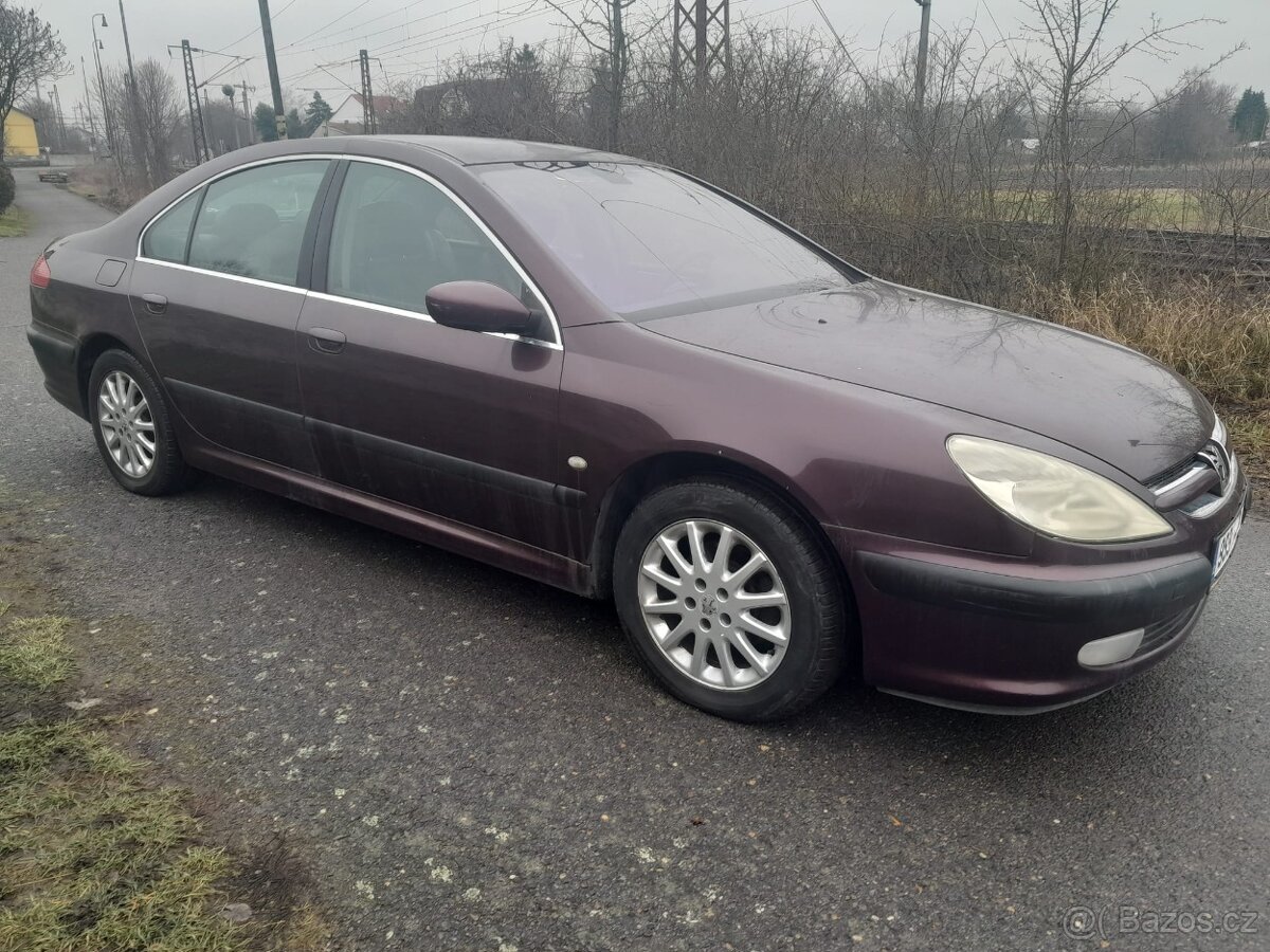 Peugeot 607 2.2 HDI 98kw nová STK Klima Serviska - 2