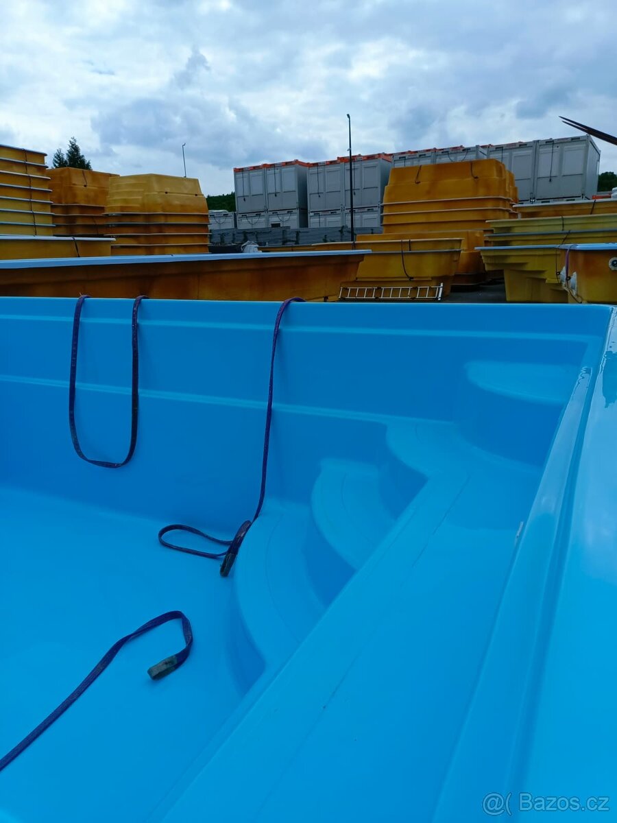 Prodám nový sklolaminátový bazén - 2