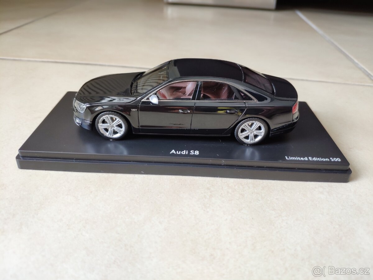 LIMITED 500ks AUDI S8 HAVANNA SCHWARZ SCHUCO 1:43 MODEL - 2