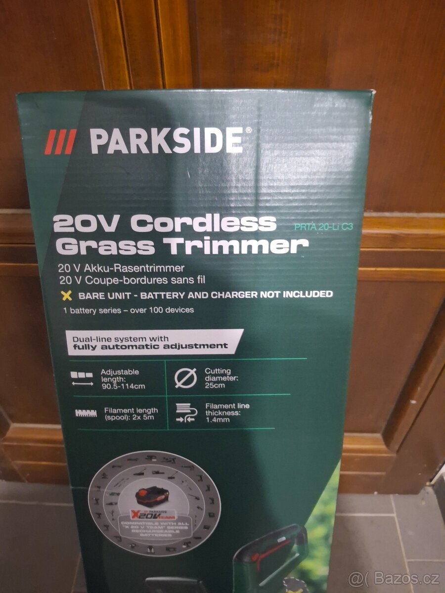 Aku strunova sekacka parkside PRTA 20-LI C3 - 2