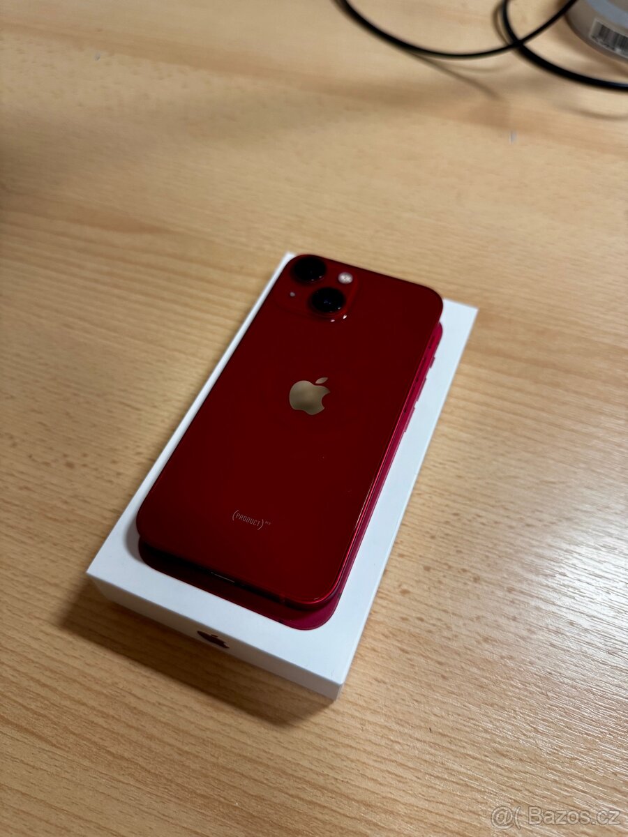 iPhone 13 mini RED 256 GB – jako nový, 100% baterie - 2