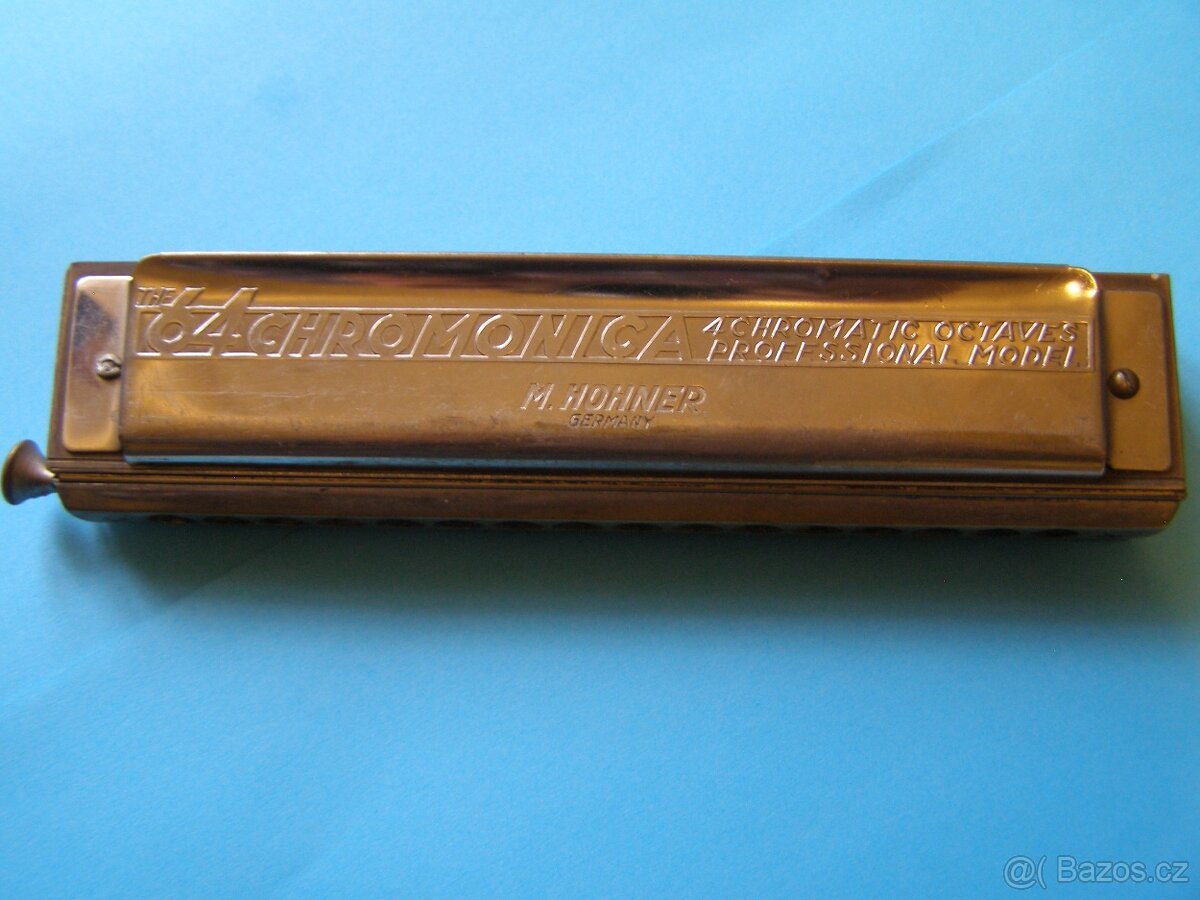 Foukací harmonika Hohner chromatická - 2