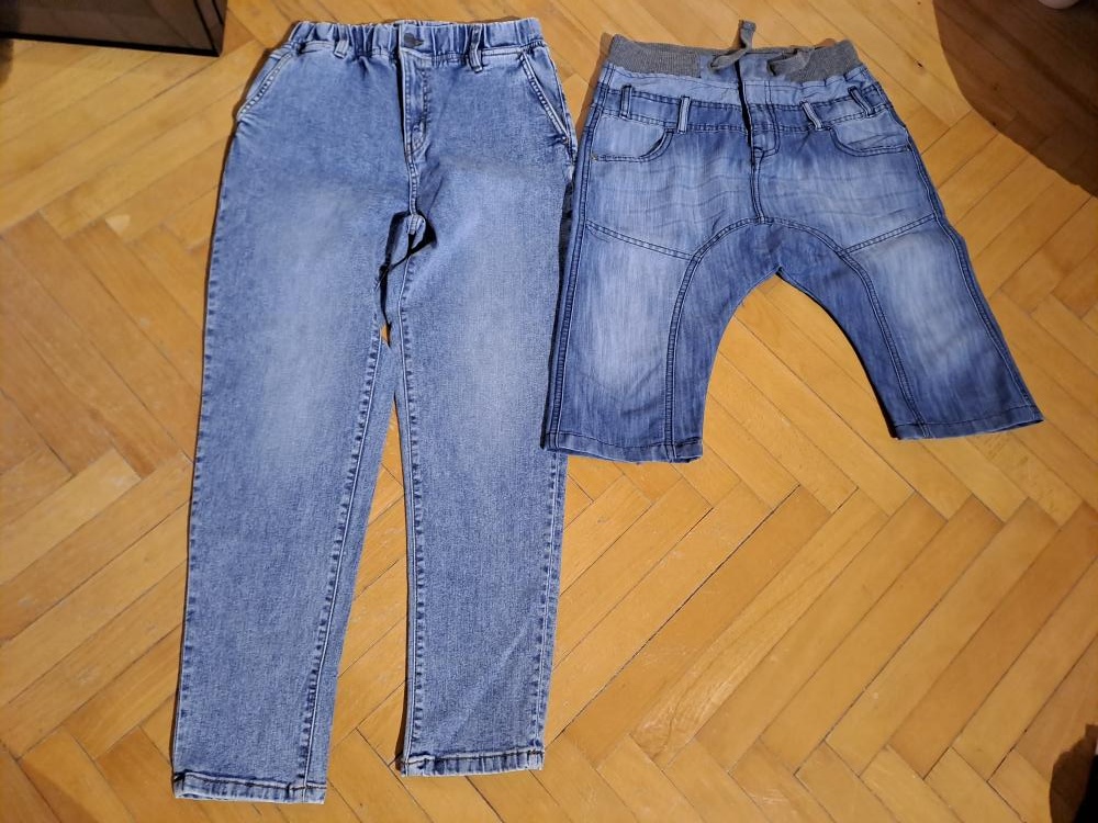 Set oblečení vel. 164 mikina,svetr,tričko,džíny - 2