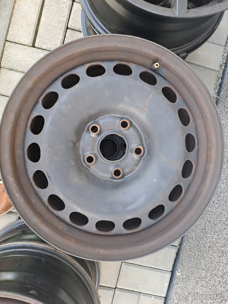 16 " PLECHOVÉ DISKY KOL ŠKODA YETI, VW GOLF, GOLF, SPORTSVAN - 2