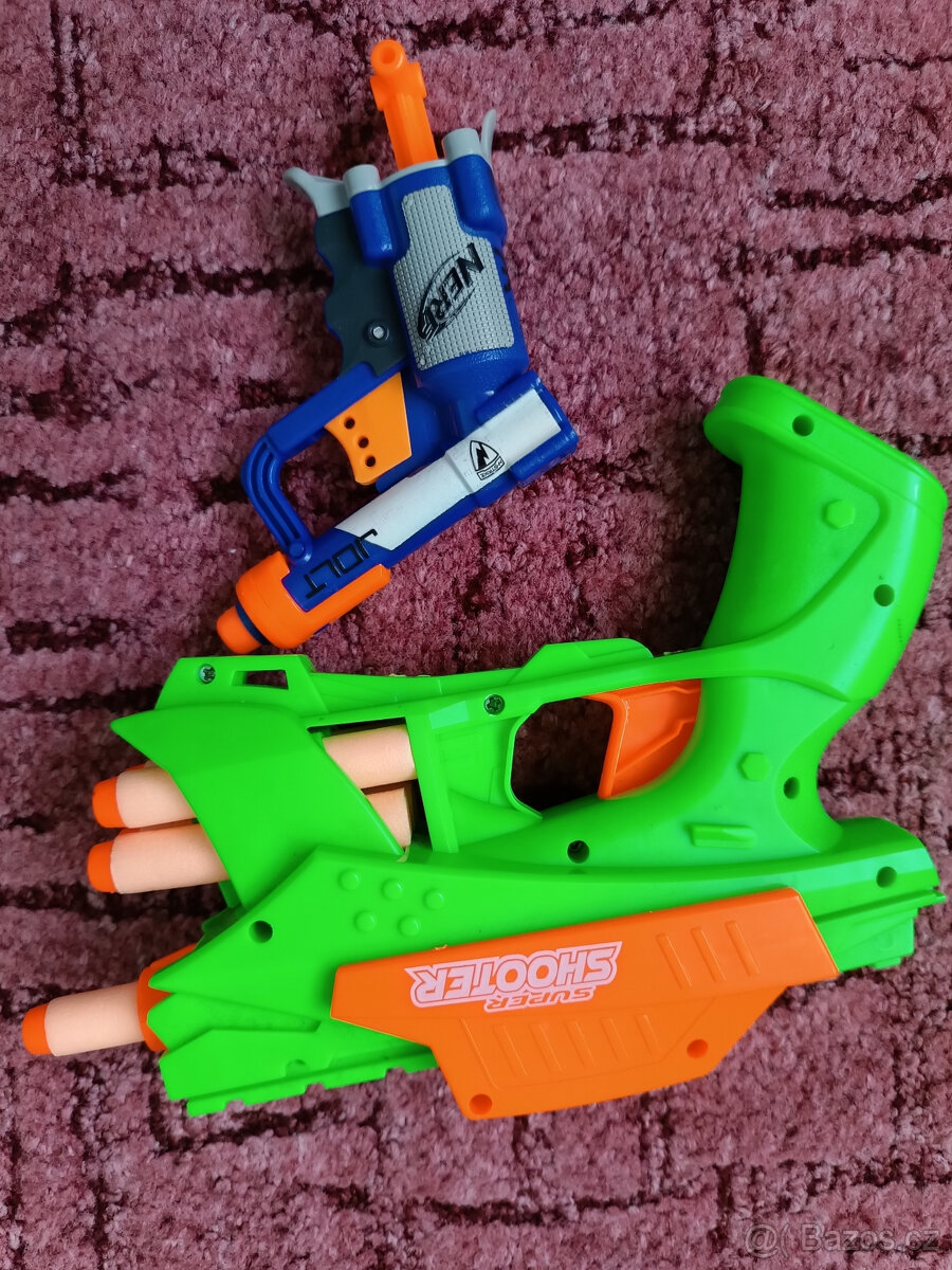 Nerf , malé pistolky, - 2