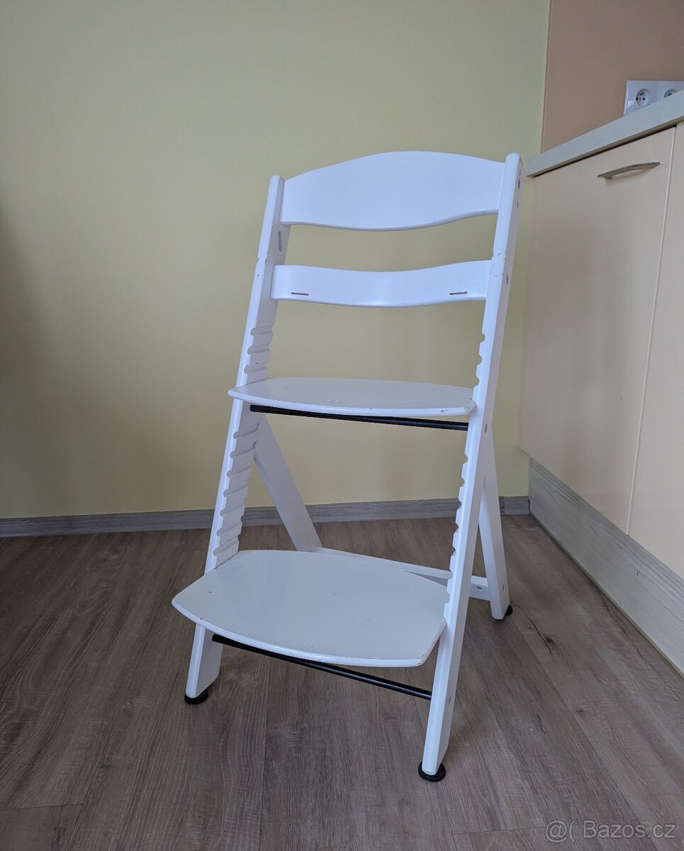 FreeON dřevěná jídelní židlička s novým pultíkem - 2