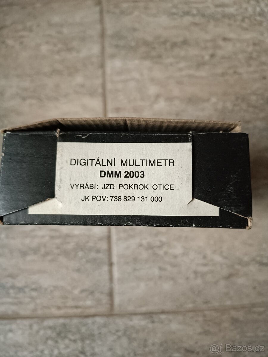Retro digitální multimetr DMM 2003 - 2