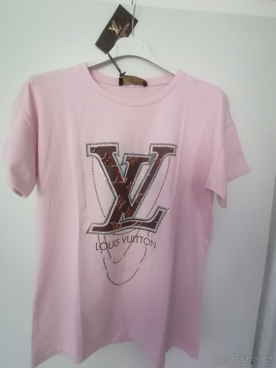 Růžové tričko LV Louis Vuiitton - 2