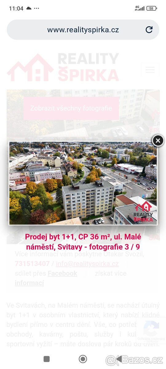 Pronájem bytu 1+1 - 2