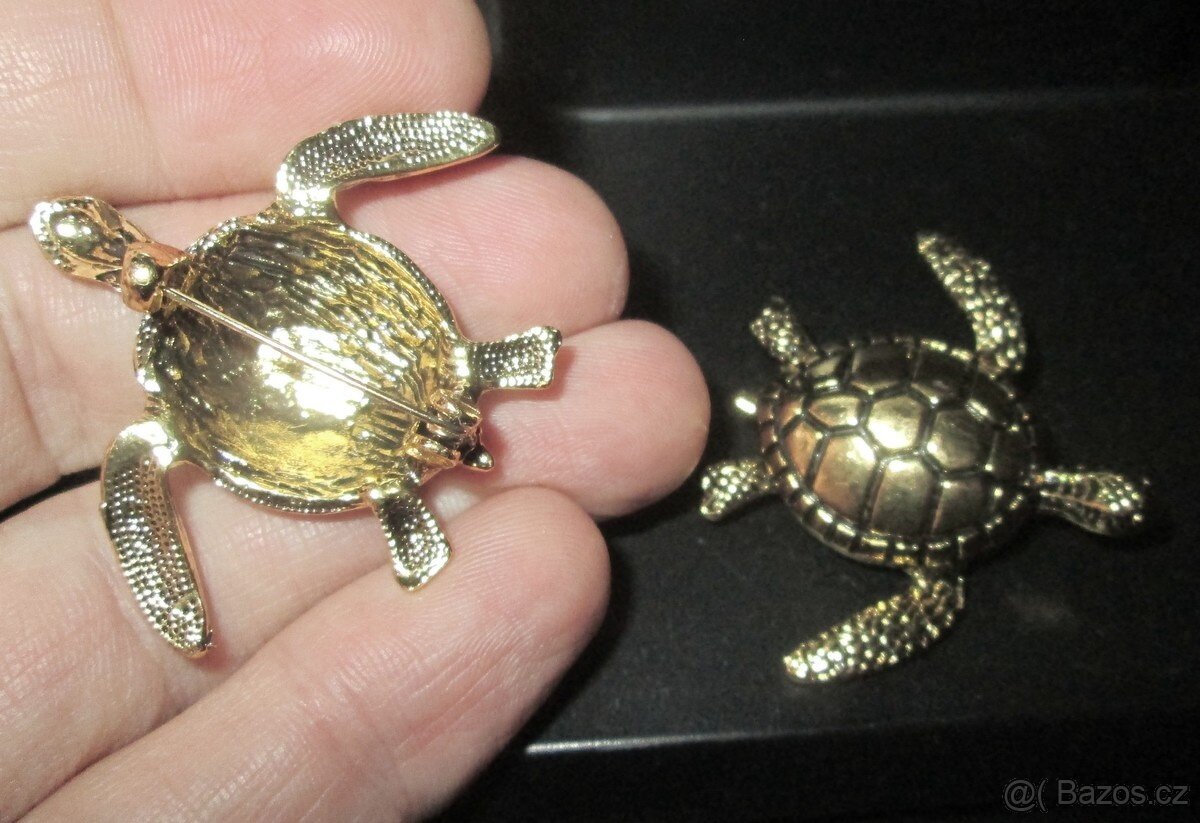 Nádherné staré brože - želvy - 2