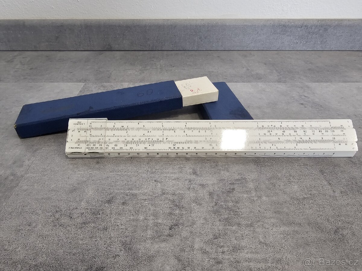 Retro logaritmické pravítko LOGAREX – NOS stav - 2