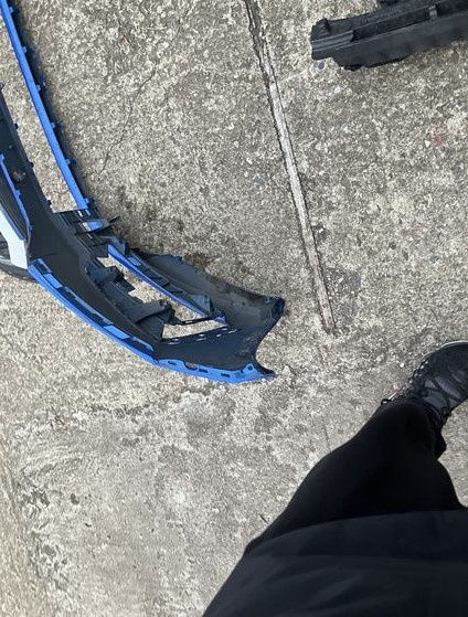 predni naraznik skoda octavia iv 4 pdc modry - 2