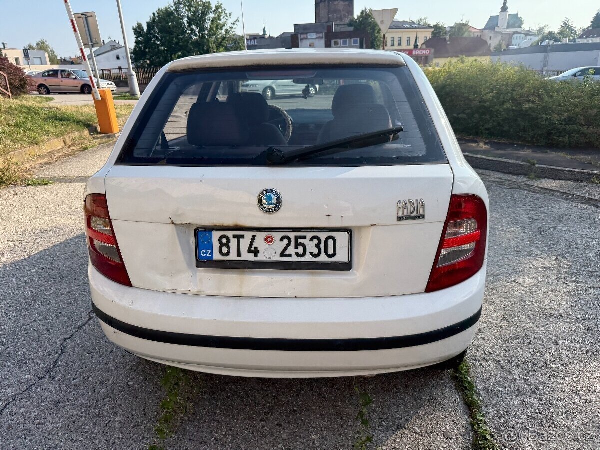 škoda fabia 1,2 htp 2002 - 2