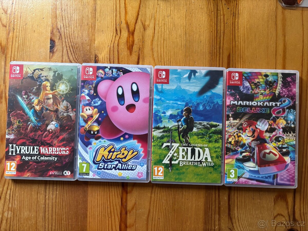 Nintendo Switch - originál balení + 200GB SD karta + hry - 2