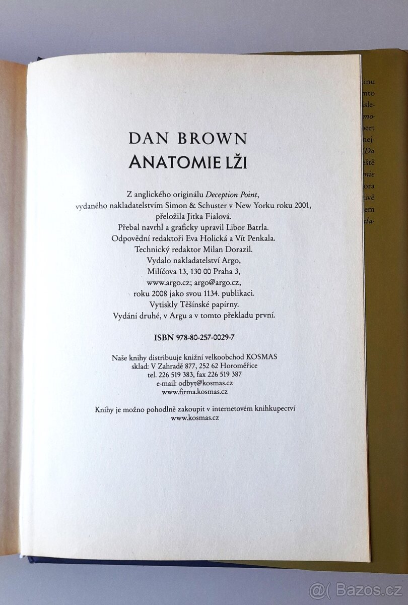 Anatomie lži - Dan Brown - 2