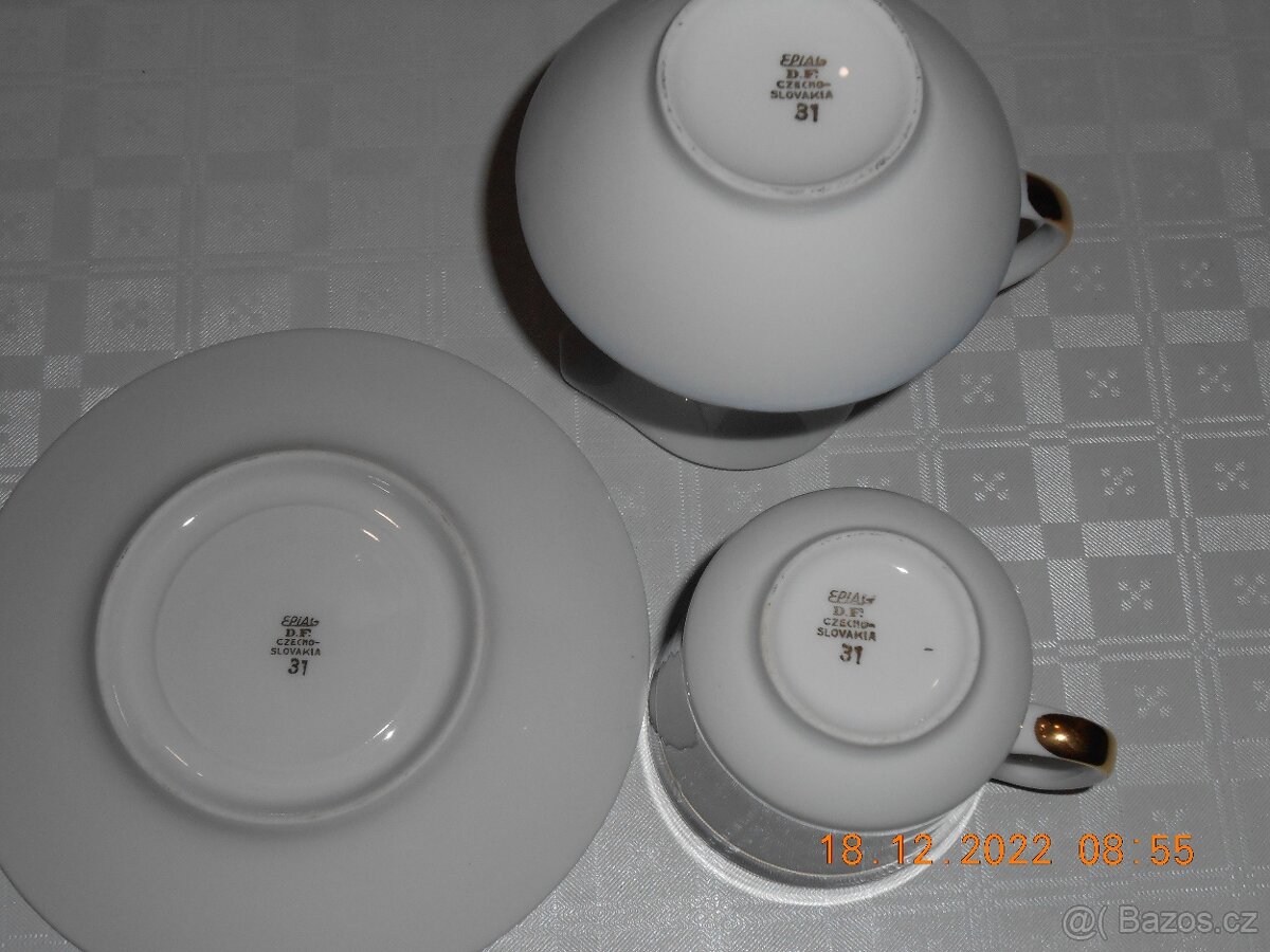 Čajová souprava 15-ti dílná + váza - 2
