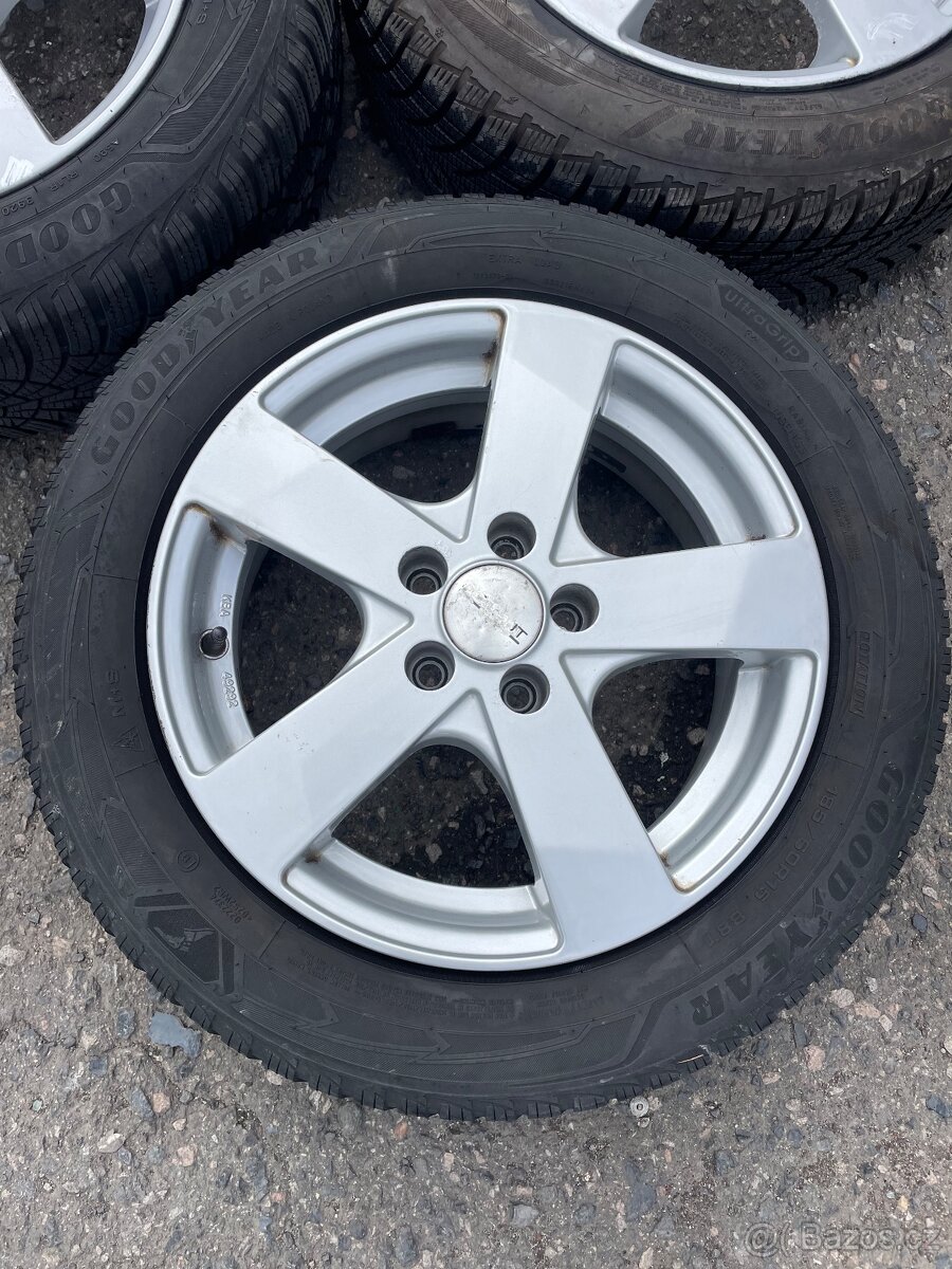 Zimní sada 5x100 DEZENT 185/60/15 ET38 Rapid - 2