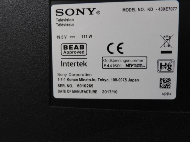 TV SONY - BRAVIA - 2