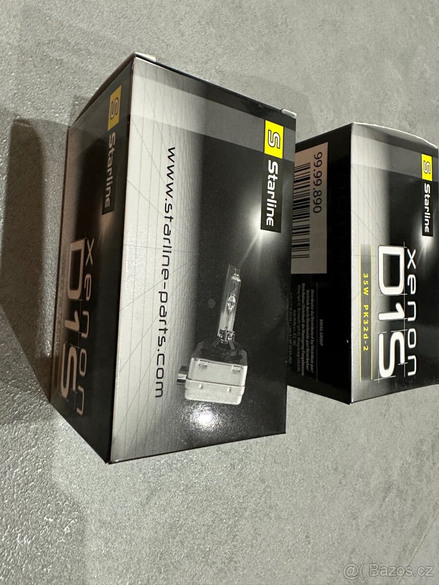 2x nová výbojka xenon Starline D1S 35W, PK32d-2 - 2