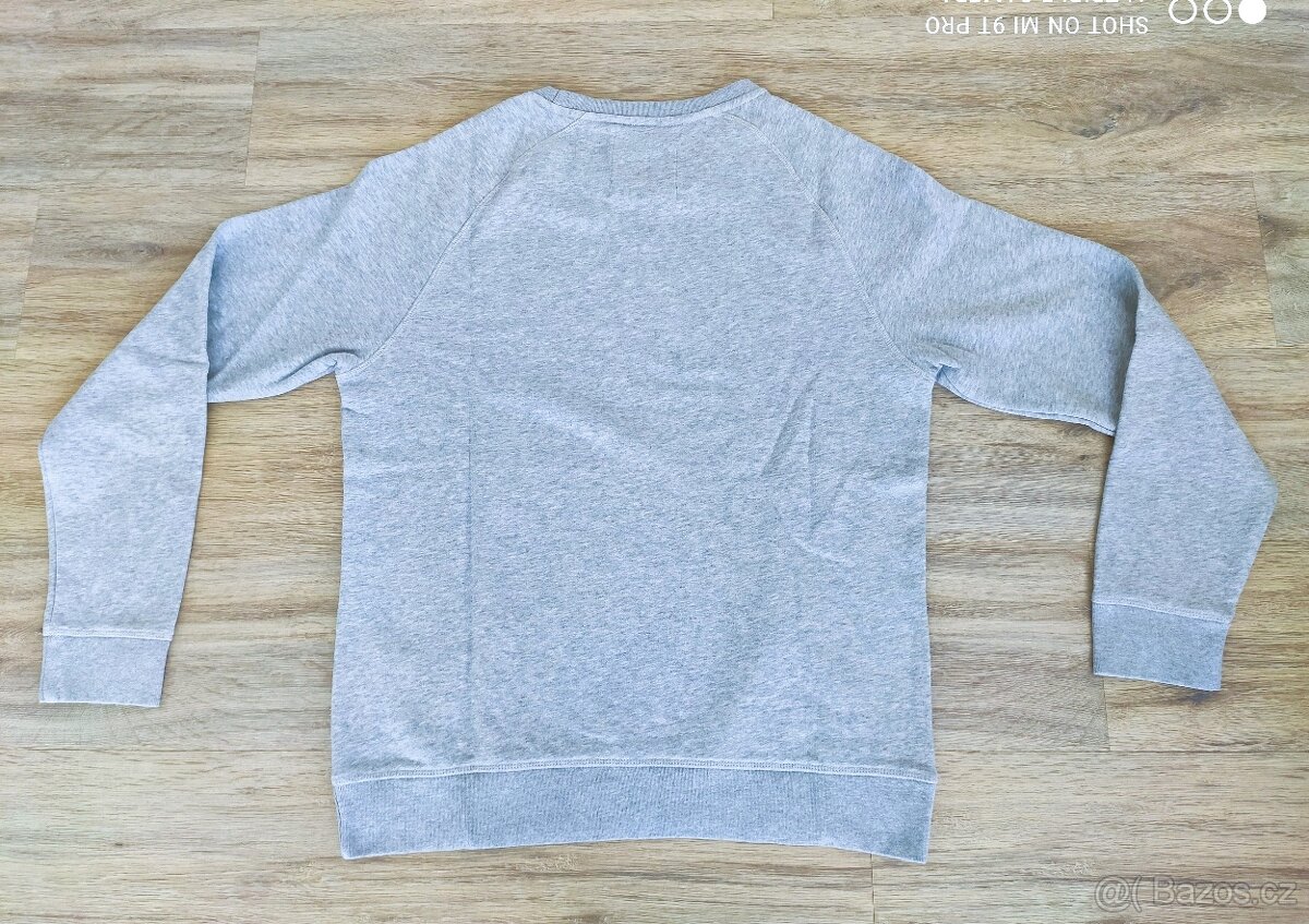 PÁNSKÁ MIKINA ŠEDÁ H&M BASIC VELIKOST L - 2