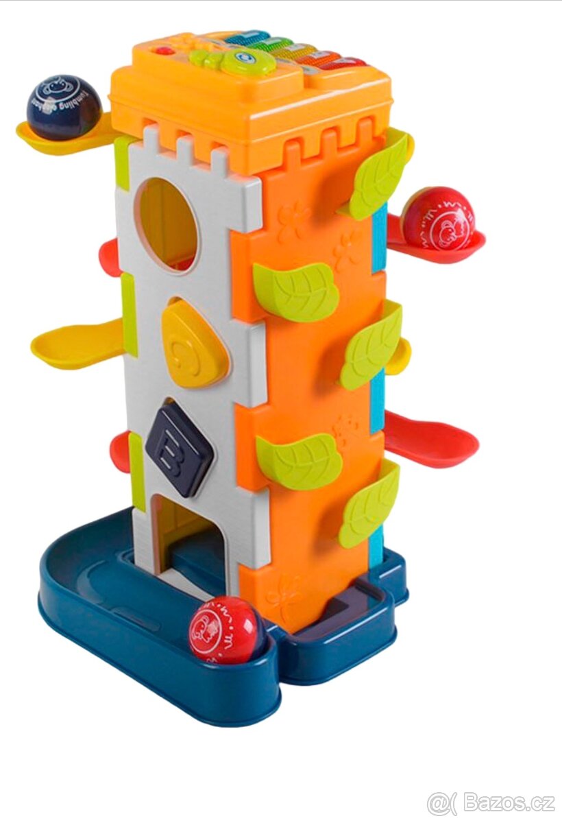 Třídič vzdělávacích bloků s klavírem a míčky - 2
