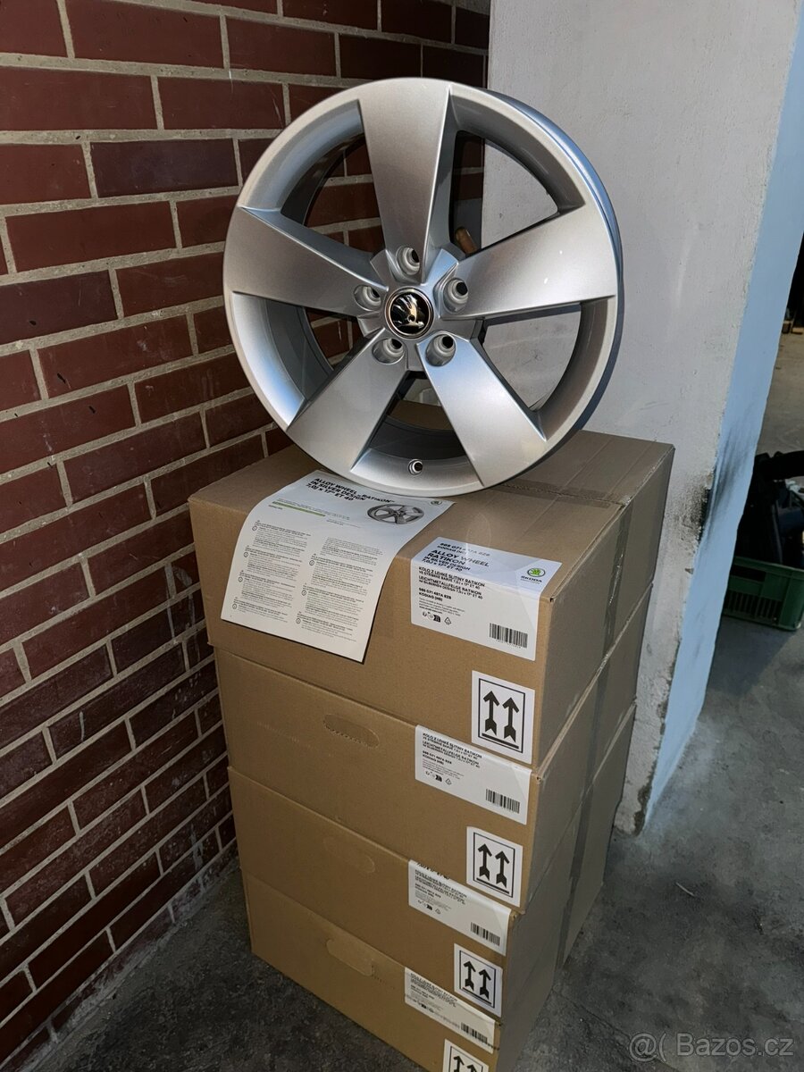 Nová alu 17" 5x112 škoda " Ratikon " sleva 50% DPH KodiaQ - 2