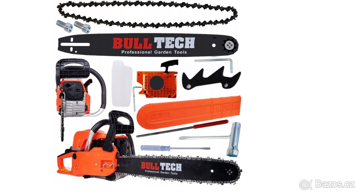 BENZÍNOVÁ ŘETĚZOVÁ PILA 4,9 HP - 2