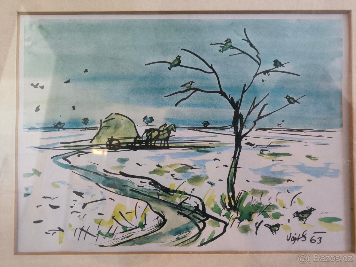 Obraz rok 1963, autor Vojts - 2