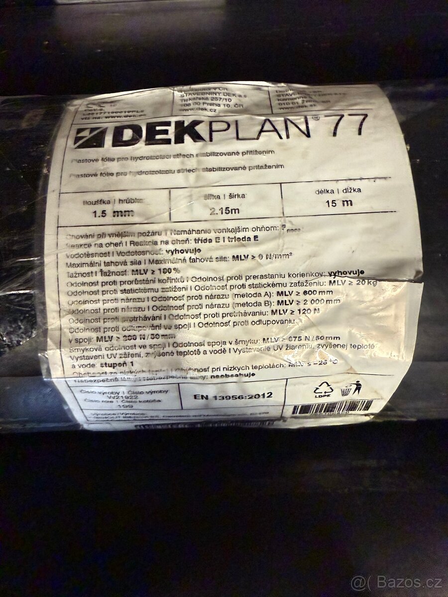 PVC DekPlan 77 186,-/m2 - 2