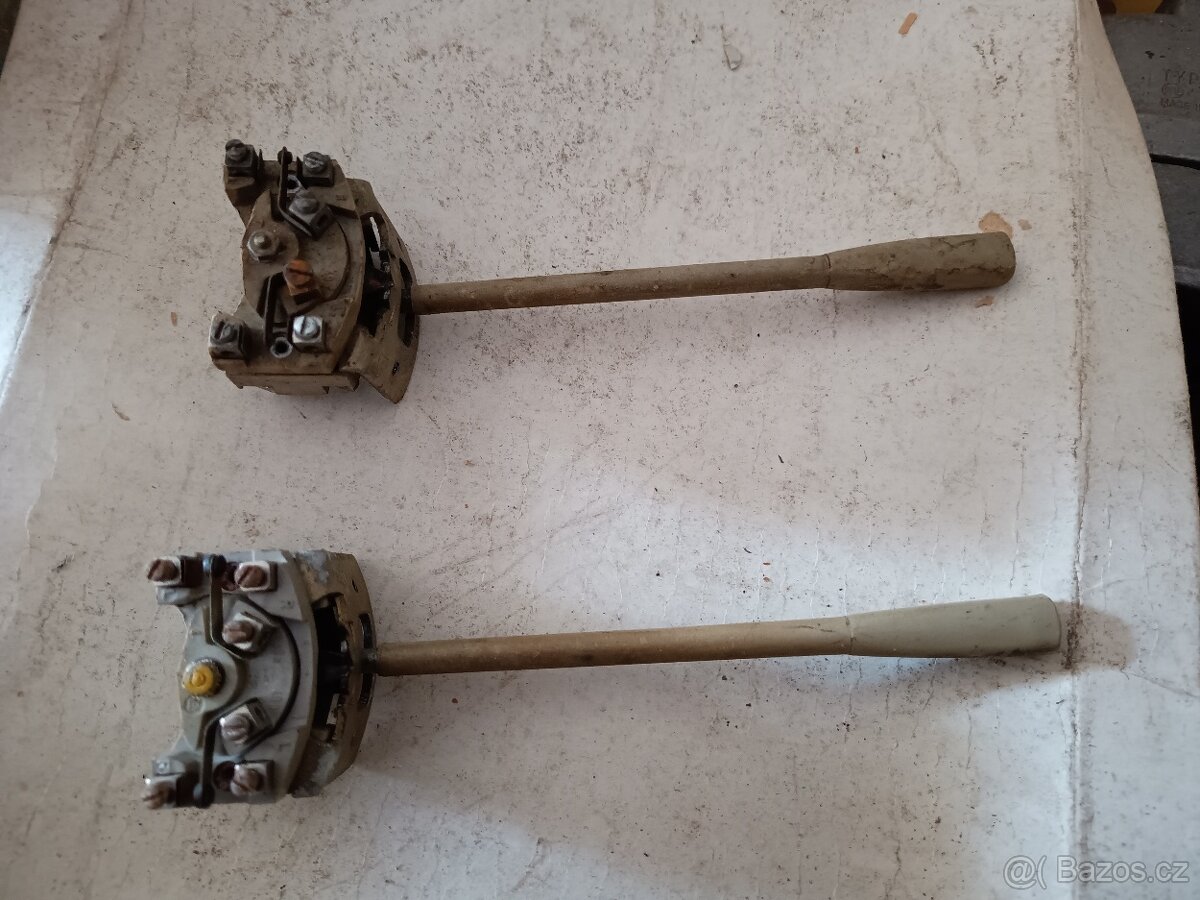 Trabant 601, páčka blinkrů, bílá, použitá - 2