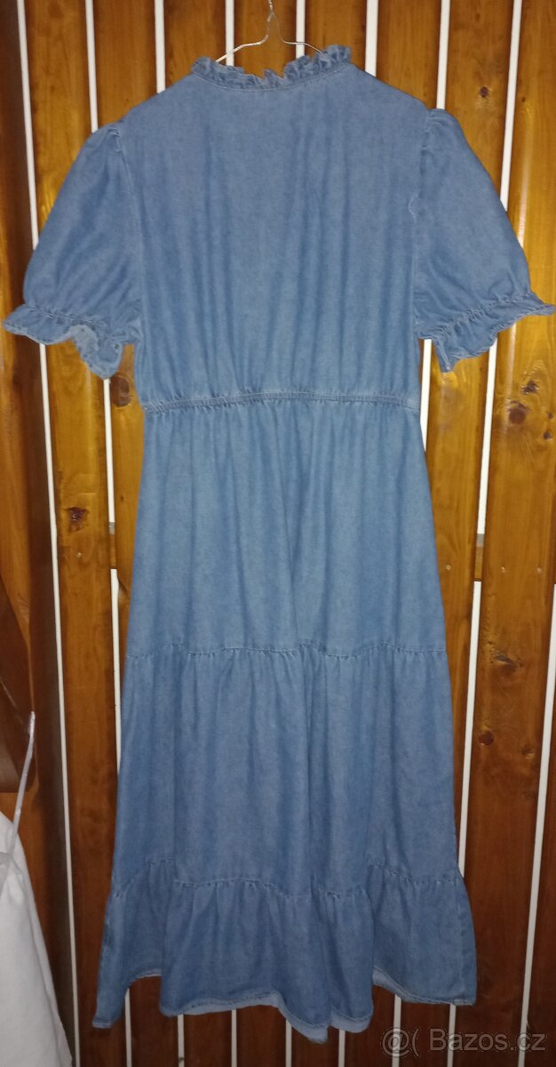 Džínové šaty, vel. S (EU 36) - 2