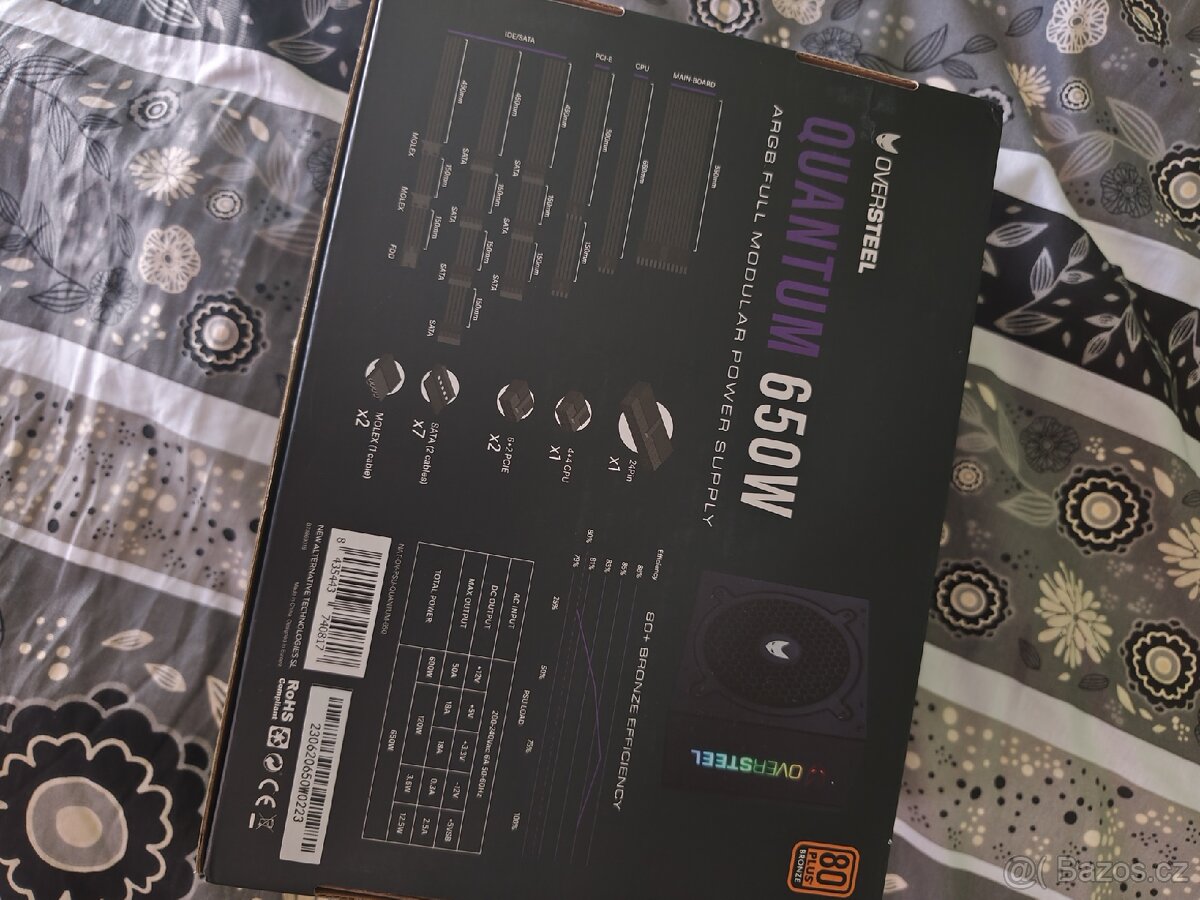 PC Zdroj Oversteel 650W - 2