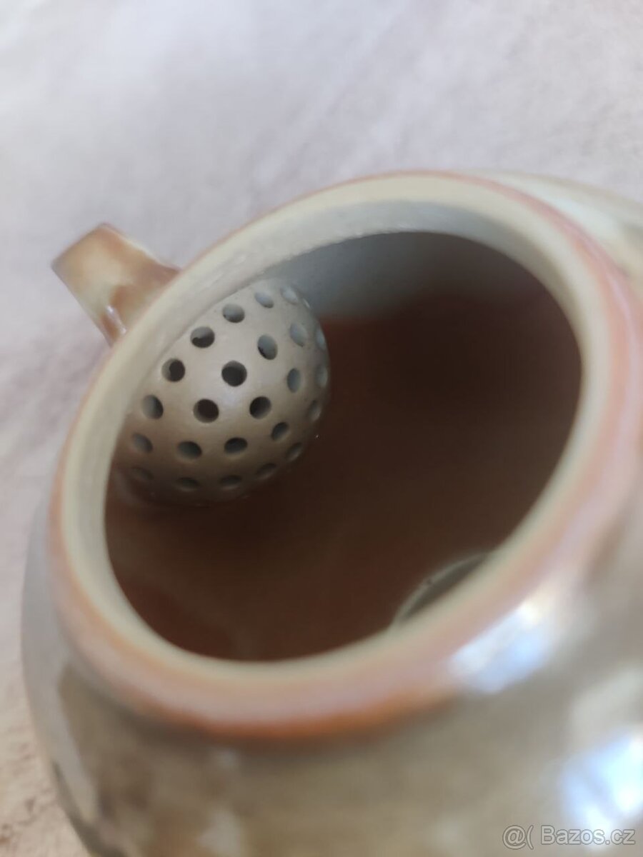 ČAJOVÁ KONVICE - kočičí tisk - 2