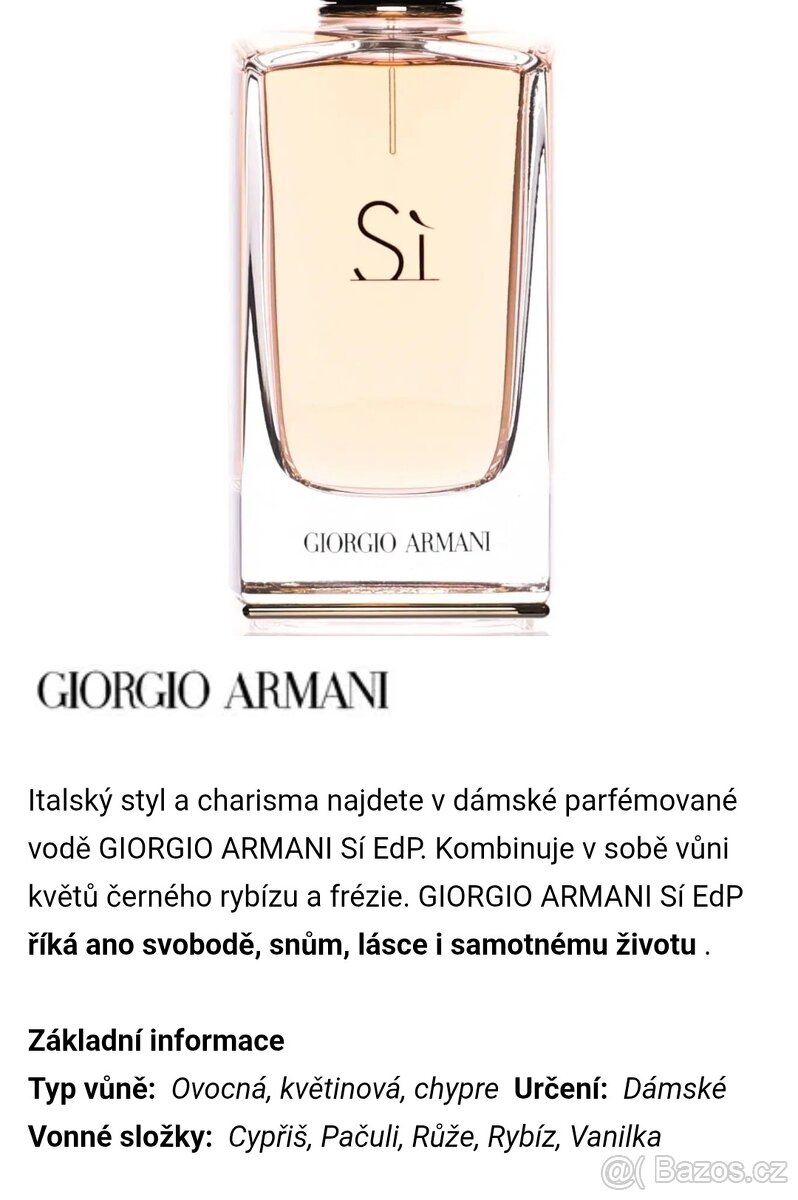 Giorgio Armani Sí parfémovaná voda pro ženy 100 ml - 2