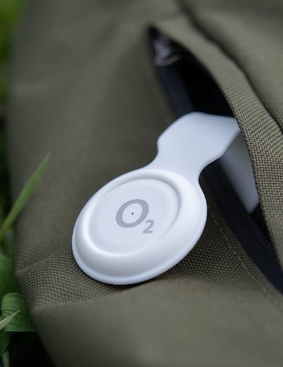 Lokalizační čip O2 tag pro Android 1ks, bílý + klíčenka - 2