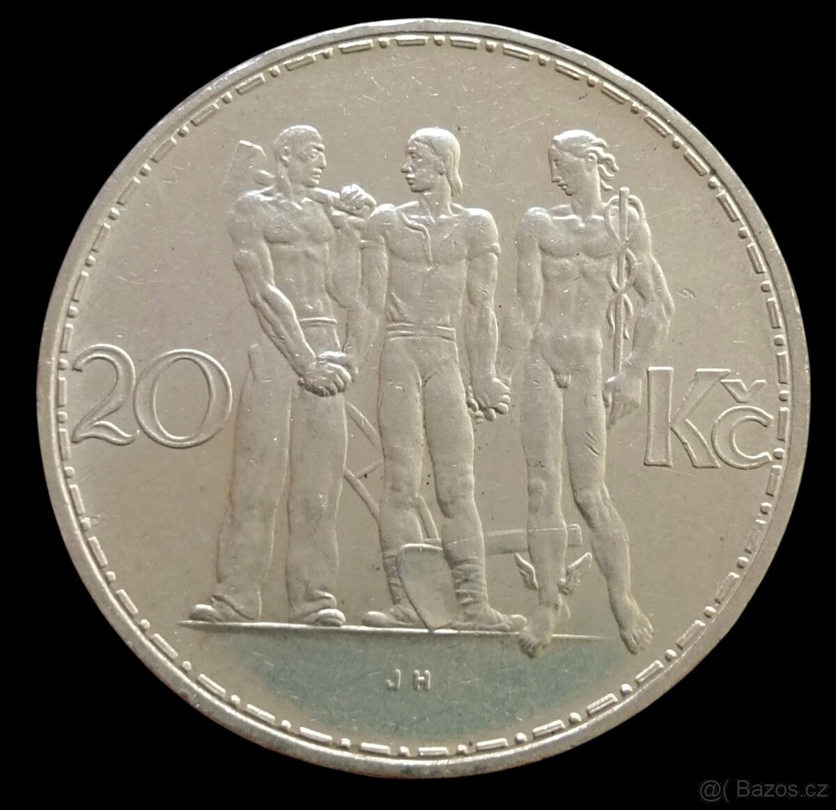 20 koruna 1933 Československo - 2