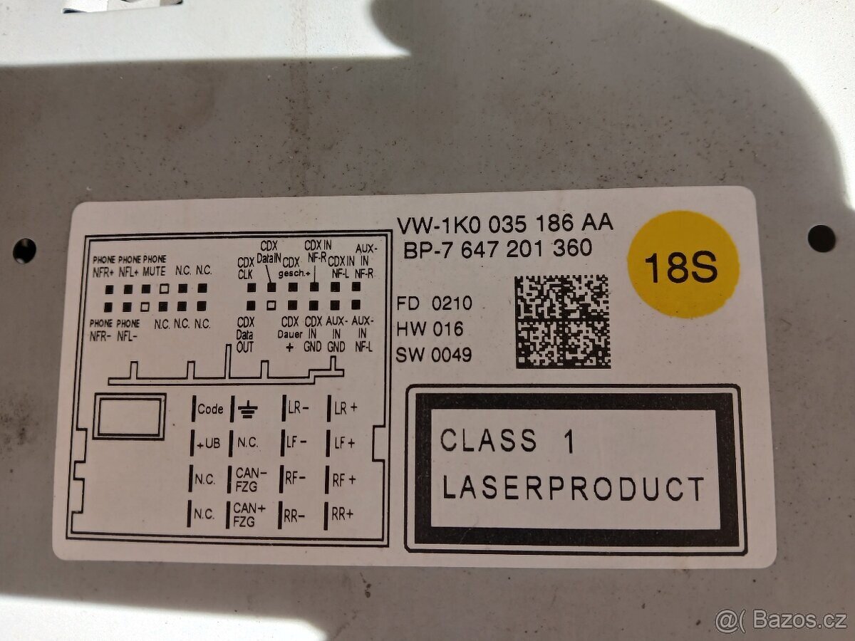 Autorádio VW Caddy - 2