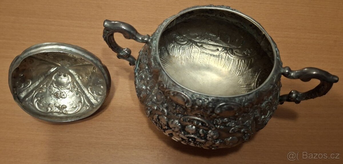 Postříbřená cukřenka - 2