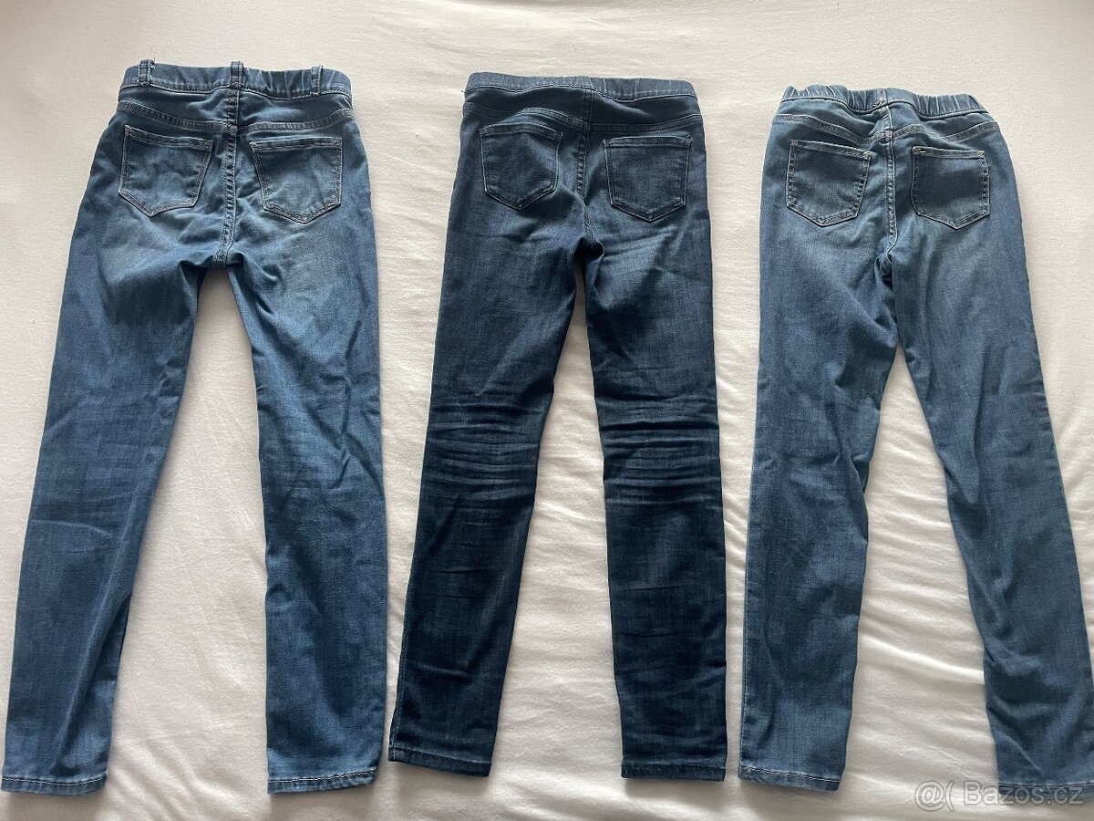 Dívčí džegíny velikost 122 - 2