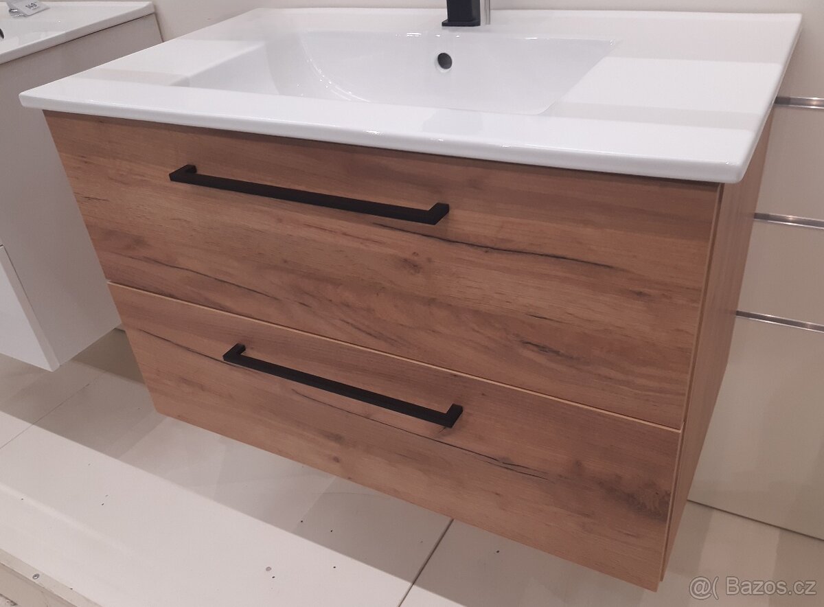 Koupelnová skříňka s umyvadlem 80 cm - 2