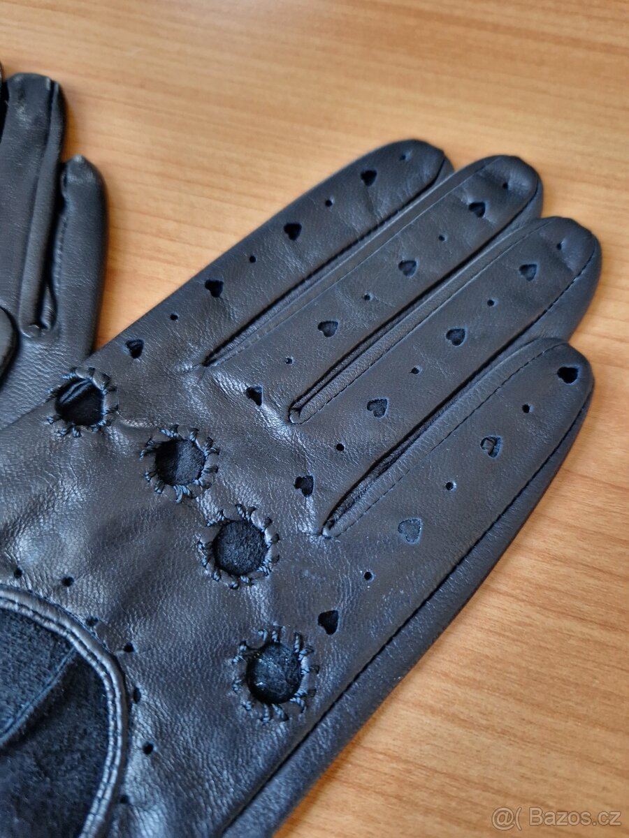 Kožené driving rukavice - 2