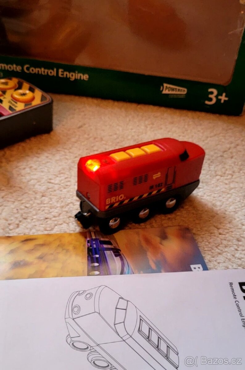 RC Brio vlacik cerveny - 2