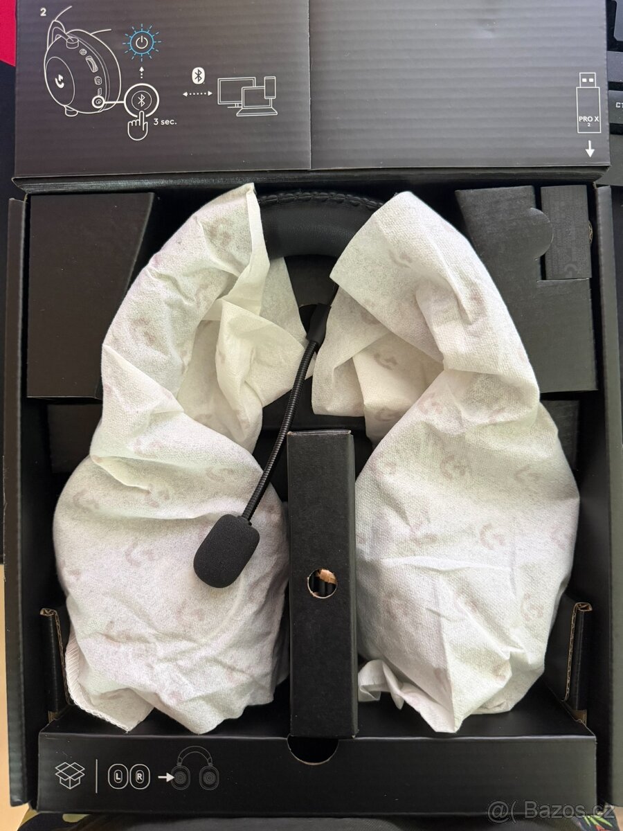 Logitech G PRO X 2 LIGHTSPEED Gaming Headset, černá - 2