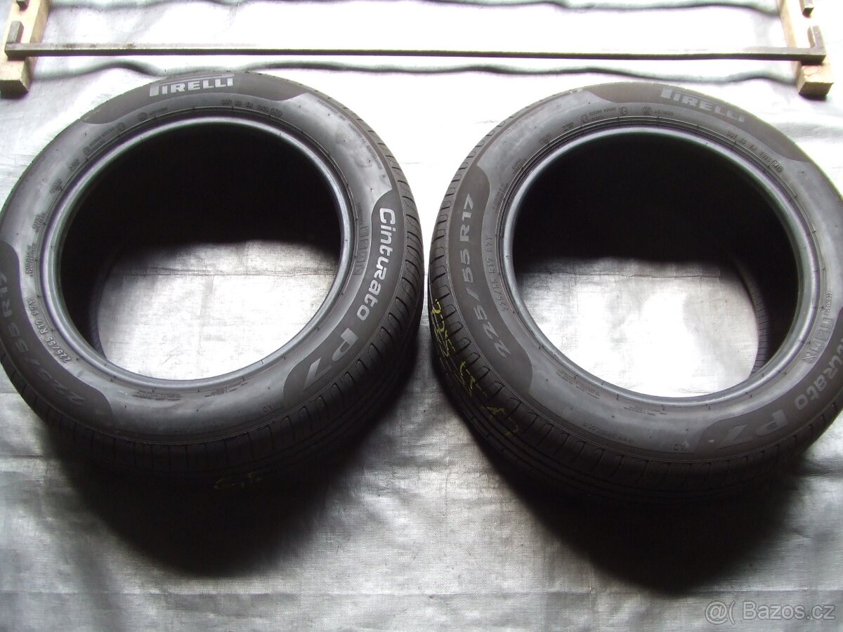 225 55 17 Pirelli, pneu letní, 2ks - 2