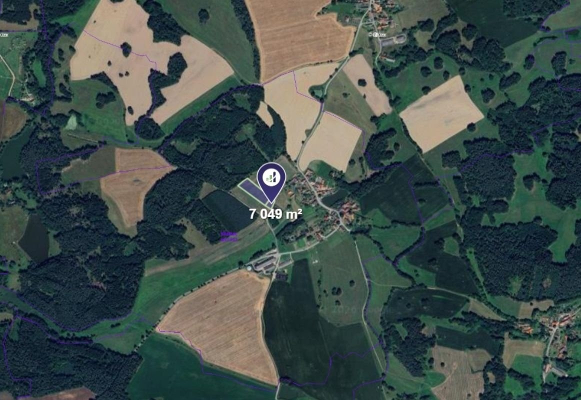 Prodej podílu 1/4 pole 1 762 m², Hrazany - 2