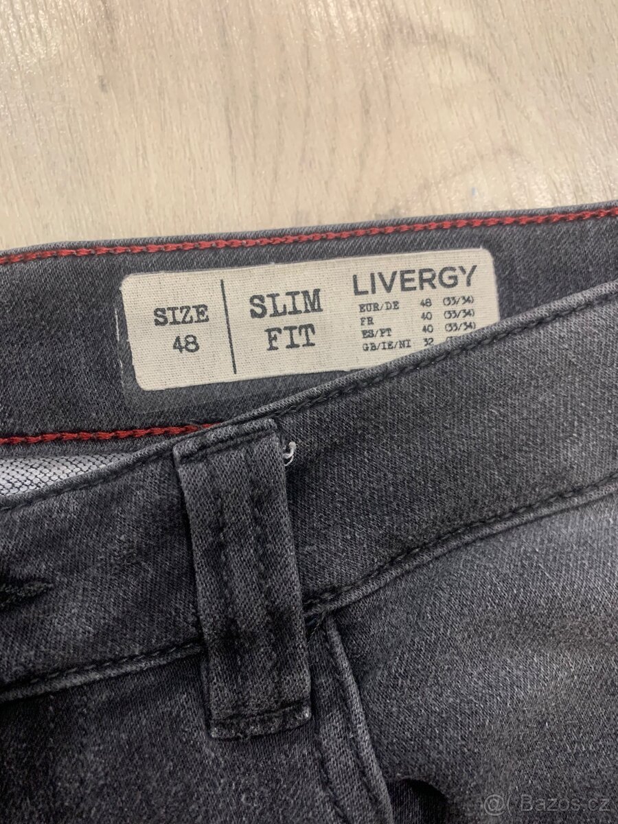 Pánské/chlapecké džíny Livergy 33/34. Slim fit - 2