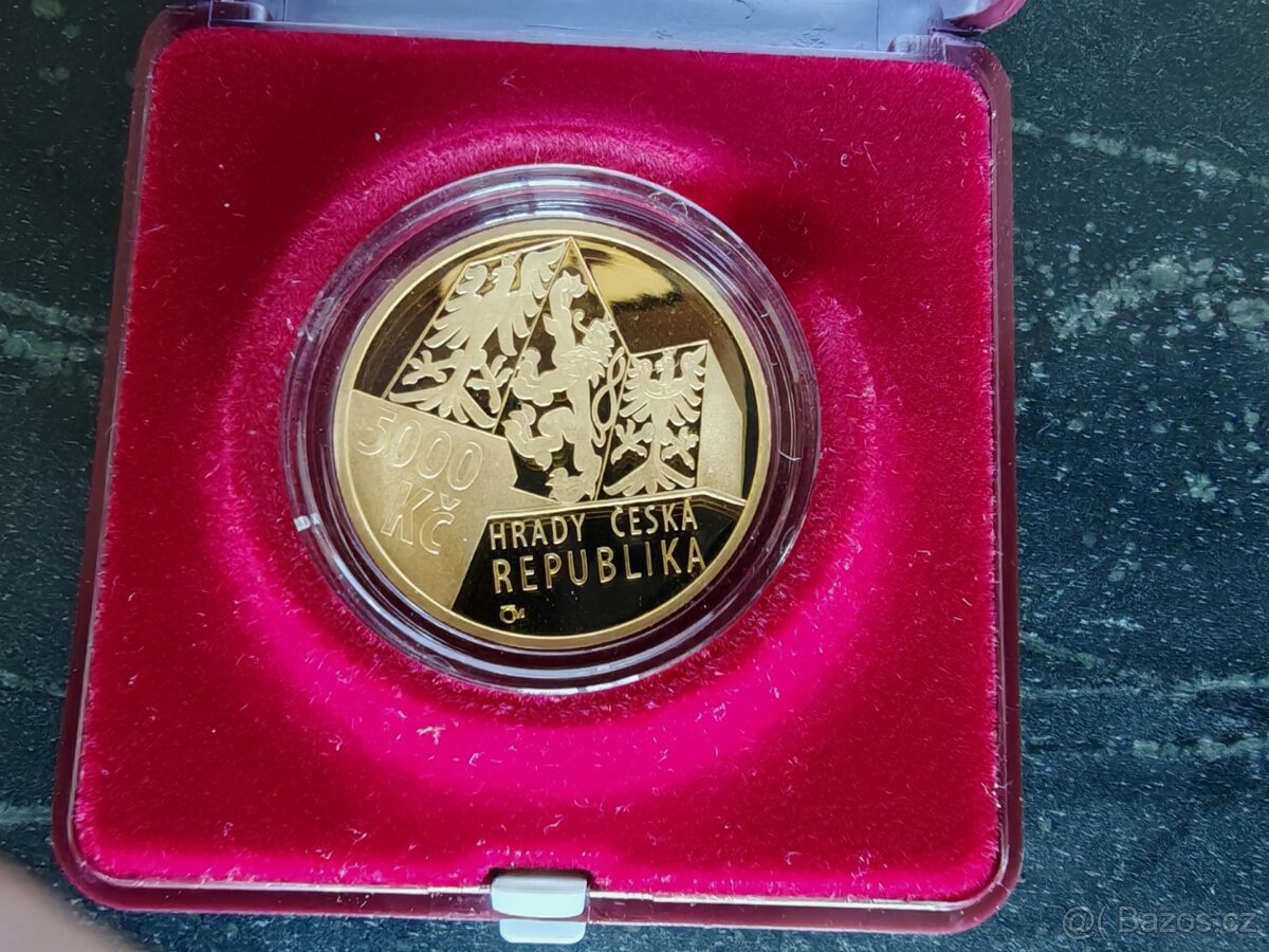 Zlatá mince - Hrady České republiky - Hrad Švihov Buchlov - 2