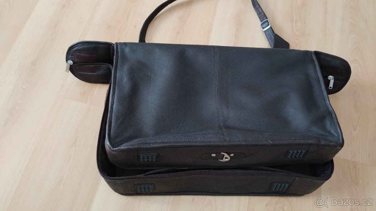 Kožená cestovní taška na oblek - 2